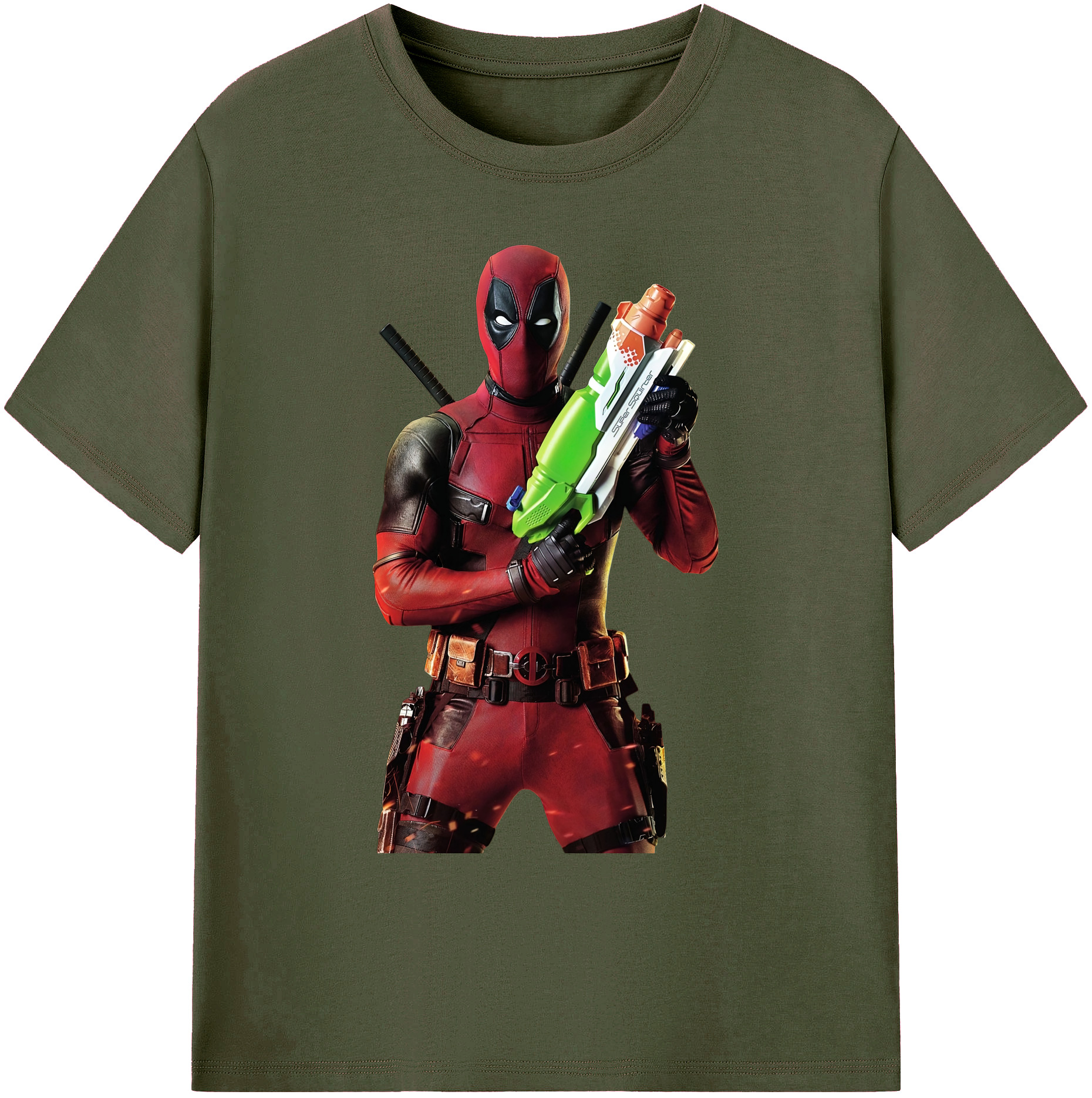 （画像用） Deadpool デッドプール 綿100％ メンズ半袖Tシャツ｜肌触りやわらか＆通気性